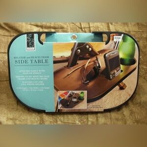 Relaxer And Beach Chair Side Table - New